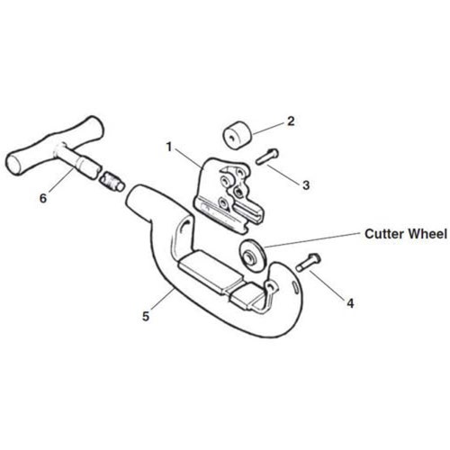 Immagine di Ridgid 2-A  Tagliatubi a 1 rotella per impieghi pesanti 1/8" - 2" 32820