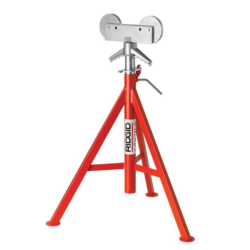 Immagine di Ridgid RJ-99 Cavalletto per tubi con supporto a sfera alto 32" - 55" (81 cm - 140 cm) 56672