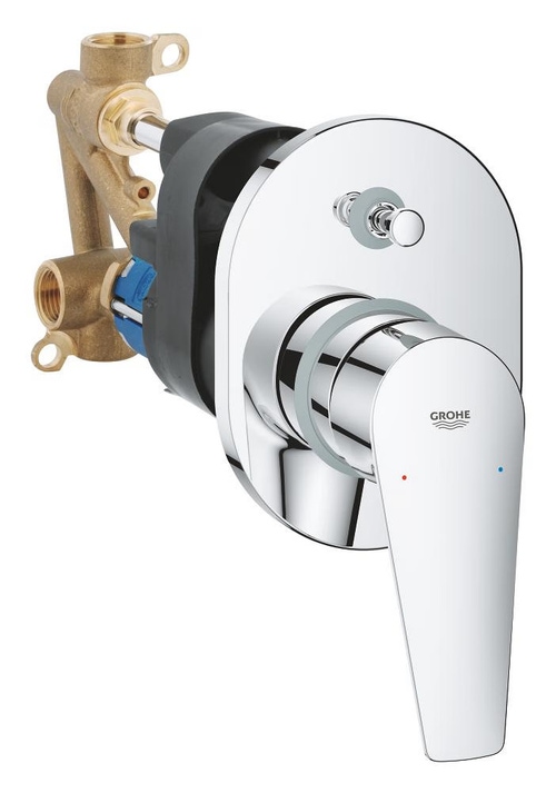 Immagine di Grohe BAUEDGE miscelatore monocomando per vasca-doccia con corpo incasso e deviatore 29039001