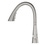 Immagine di Grohe ZEDRA miscelatore monocomando H.40 cm per lavello con doccetta estraibile, finitura cromo spazzolato 32294DC2