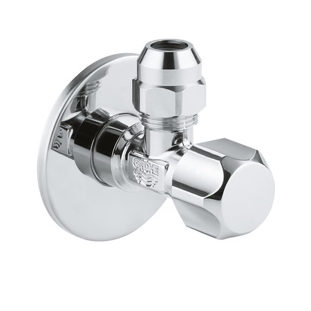 Immagine di Grohe Rubinetto a squadra da 1/2" x 3/8", finitura cromo 22018000