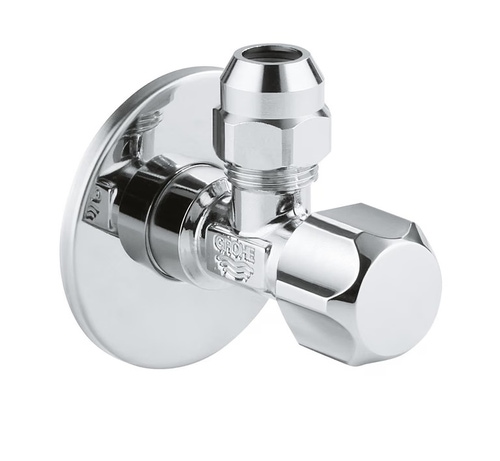 Immagine di Grohe Rubinetto a squadra da 1/2" x 3/8", finitura cromo 22018000