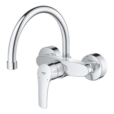 Immagine di Grohe EUROSMART miscelatore monocomando per lavello, finitura cromo 32482003