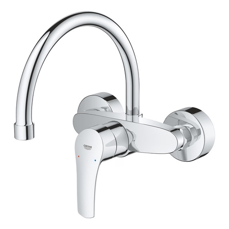 Immagine di Grohe EUROSMART miscelatore monocomando per lavello, finitura cromo 32482003