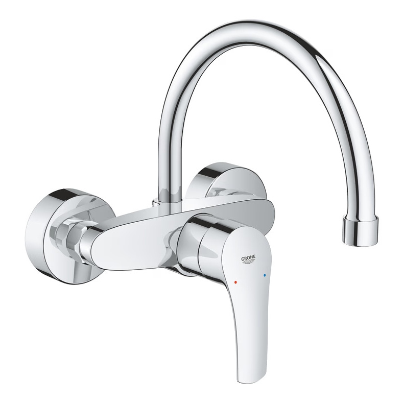 Immagine di Grohe EUROSMART miscelatore monocomando per lavello, finitura cromo 32482003