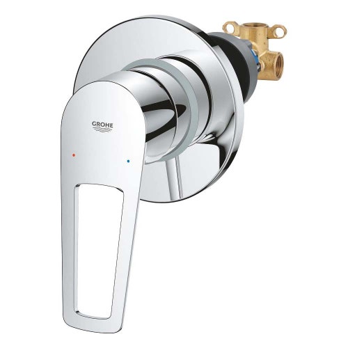 Immagine di Grohe BAULOOP miscelatore monocomando per doccia, con corpo incasso, finitura cromo 29042001