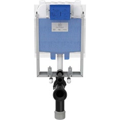 Immagine di Ideal Standard PROSYS 80 modulo installazione wc sospeso con regolazione di fabbrica a 6/3 litri per muratura R014667