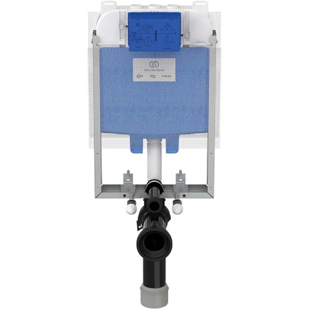 Immagine di Ideal Standard PROSYS 80 modulo installazione wc sospeso con regolazione di fabbrica a 6/3 litri per muratura R014667
