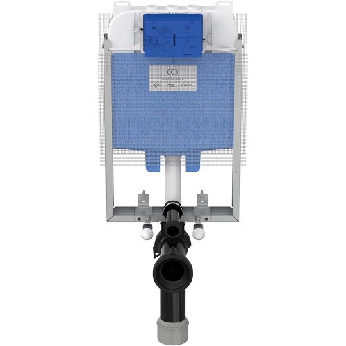Immagine di Ideal Standard PROSYS 80 modulo installazione wc sospeso con regolazione di fabbrica a 6/3 litri per muratura R014667