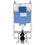 Immagine di Ideal Standard PROSYS 80 modulo installazione wc con regolazione di fabbrica a 6/3 litri per cartongesso R014367