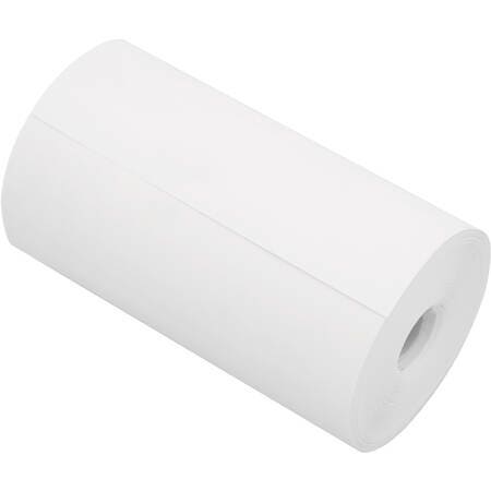 Immagine di Tecnogas bande in PVC H.10 cm lunghezza 25 m per la copertura e identificazione di tubazioni in genere, colore bianco 50905