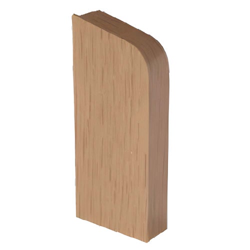 Immagine di Tecnosystemi TDRY tappo terminale destro, finitura rovere scuro 24000350