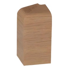 Immagine di Tecnosystemi CAERY curva angolo esterno ad aggancio su graffa, colore bianco 24000110