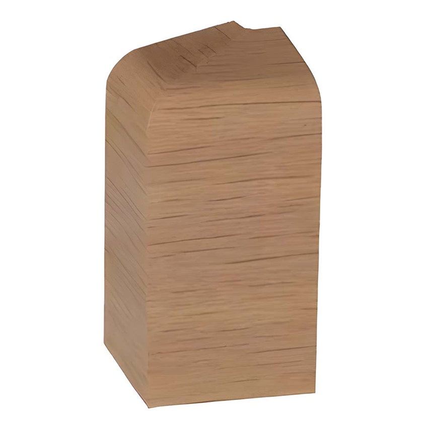 Immagine di Tecnosystemi CAERY curva angolo esterno ad aggancio su graffa, colore bianco 24000110