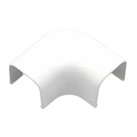 Immagine di Tecnogas SONIA-EVA curva piana per canalina 3.5x3 cm, colore bianco 12795