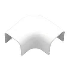 Immagine di Tecnogas SONIA-EVA curva piana per canalina 6.5x5 cm, colore bianco 12796