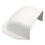 Immagine di Tecnogas SONIA-EVA curva a muro per canalina 6.5x5 cm, colore bianco 12801