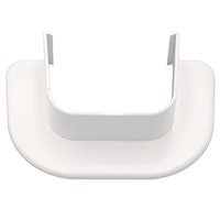 Immagine di Tecnogas SONIA-EVA passaggio a muro per canalina, 8x6 cm, colore bianco 12779