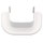 Tecnogas SONIA-EVA passaggio a muro per canalina, 6.5x5 cm, colore bianco 12776
