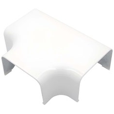 Immagine di Tecnogas SONIA-EVA deviazione a "T" per canalina, 6.5x5 cm, colore bianco 12815