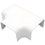Immagine di Tecnogas SONIA-EVA deviazione a "T" per canalina, 6.5x5 cm, colore bianco 12815