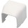 Tecnogas SONIA-EVA riduzione deviazione per canalina, 8x6.5 cm, colore bianco 12812
