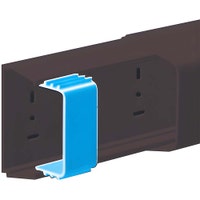 Immagine di Tecnogas AFRIKA supporto di bloccaggio per canalina 6.5x5 cm, colore bianco 12766