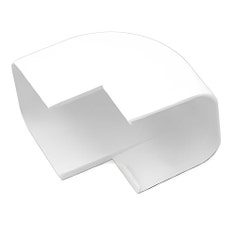 Immagine di Tecnogas SONIA-EVA angolo esterno per canalina, 3.5x3 cm, colore bianco 12785