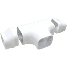 Immagine di Tecnosystemi EXCELLENS DT 72-EXC New Line derivazione a "T", colore bianco N11123072