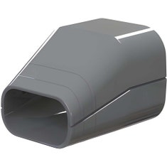 Immagine di Tecnosystemi EXCELLENS TS 60-EXC Eco Line terminale uscita tubi, colore grigio perla E11124060