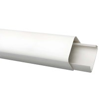 Immagine di Tecnogas EVA canalina 8x6 cm, lunghezza 2 metri, colore bianco 12764