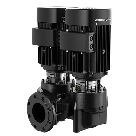 Immagine di Grundfos TPD 32-180/2 A-F-A-BQQE-EW1 pompa gemellare a coclea, monostadio, a presa diretta, con bocche di aspirazione e di scarico in linea di diametro identico, portata 6.6 m³/h - prevalenza 11.1 m 98958121