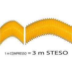 Immagine di Tecnogas tubo in PVC spiralato plastificato, con interno liscio Ø 25 lunghezza 25 m 52002