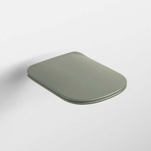 Immagine di Cielo ERA coprivaso in termoindurente a discesa rallentata con cerniere a sgancio rapido, colore agave finitura opaco CPVERTFAG