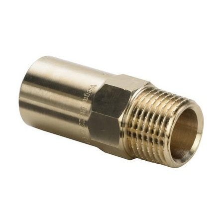 Immagine di Viega SANPRESS raccordo a innesto Ø 15 x 1/2", lucido (acqua) 115418