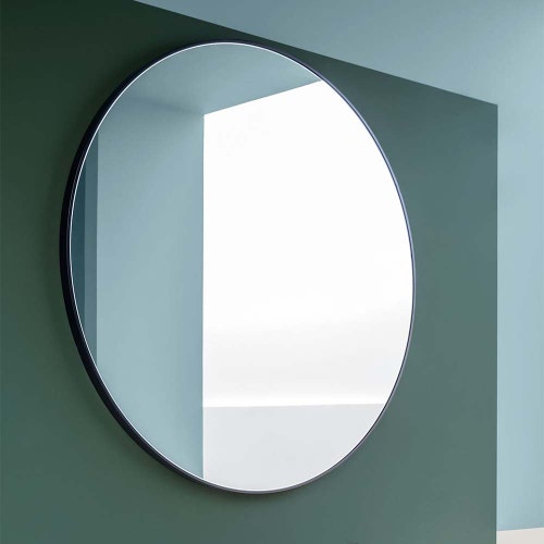 Immagine di Cielo I CATINI specchio rotondo Ø 120 cm, profilo colore bronzo spazzolato CASPTBZ