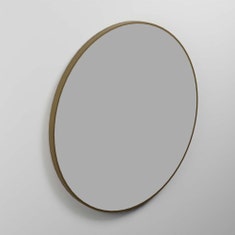 Immagine di Cielo I CATINI specchio rotondo Ø 120 cm, profilo colore bronzo spazzolato CASPTBZ