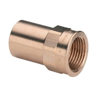 Immagine di Viega SANPRESS raccordo a innesto Ø 15 x 1/2", lucido (acqua) 117733