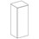 Immagine di Geberit SELNOVA SQUARE mobile a colonna H. 85 cm, con un'anta a chiusura ammortizzata, colore bianco finitura lucido  504.143.01.1