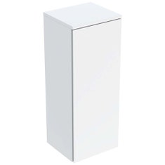 Immagine di Geberit SELNOVA SQUARE mobile a colonna H. 85 cm, con un'anta a chiusura ammortizzata, colore bianco finitura lucido  504.143.01.1