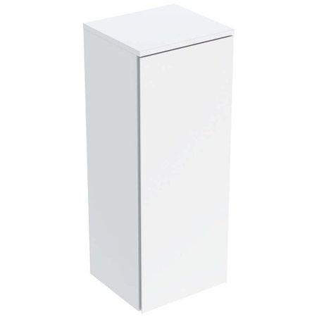Immagine di Geberit SELNOVA SQUARE mobile a colonna H. 85 cm, con un'anta a chiusura ammortizzata, colore bianco finitura lucido  504.143.01.1