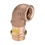 Immagine di Viega PROFIPRESS G gomito a 90° di Ø 12 x 1/2", di bronzo con sc-contur (gas)  346942