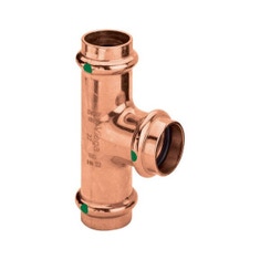 Immagine di Viega PROFIPRESS raccordo a T Ø 15 x 22 rame lucido con sc-contur rame (acqua) 322700