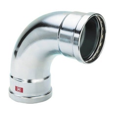 Immagine di Viega PRESTABO XL curva a 90° Ø 76.1 acciaio zincato con sc-contur 597566