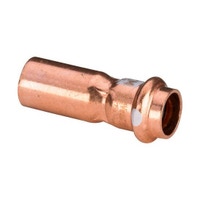 Immagine di Viega PROFIPRESS S manicotto di riduzione di Ø 22 x 18, in rame lucido con sc-contur (alte temperature) 629021
