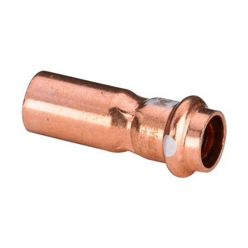 Immagine di Viega PROFIPRESS S manicotto di riduzione di Ø 22 x 15, in rame lucido con sc-contur (alte temperature) 629014