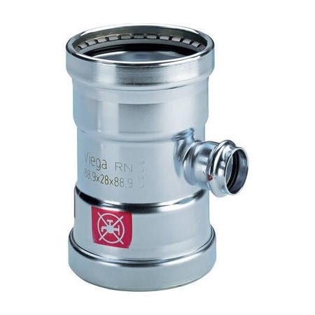 Immagine di Viega PRESTABO raccordo a T Ø 76 x 35 acciaio zincato con sc-contur  597894