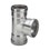 Immagine di Viega SANPRESS INOX XL raccordo a T di Ø 108, di inox lucido con sc-contur (acqua) 482763