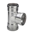 Immagine di Viega SANPRESS INOX XL raccordo a T di Ø 64, di inox lucido con sc-contur (acqua) 578022