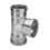 Immagine di Viega SANPRESS INOX XL raccordo a T di Ø 64, di inox lucido con sc-contur (acqua) 578022